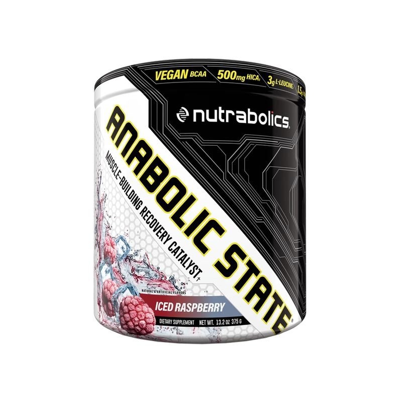 BCAA Nutrabolics Anabolic State, 375 грамм Малина,  ml, Nutrabolics. BCAA. Weight Loss recuperación Anti-catabolic properties Lean muscle mass 