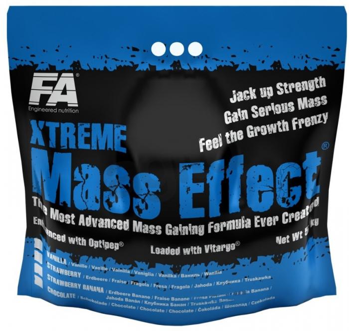 Xtreme Mass Effect, 5000 g, Fitness Authority. Gainer. Mass Gain Energy & Endurance recovery 