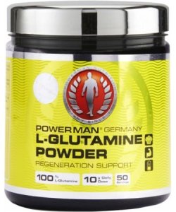 L-Glutamine Powder, 500 г, Power Man. Глютамин. Набор массы Восстановление Антикатаболические свойства 