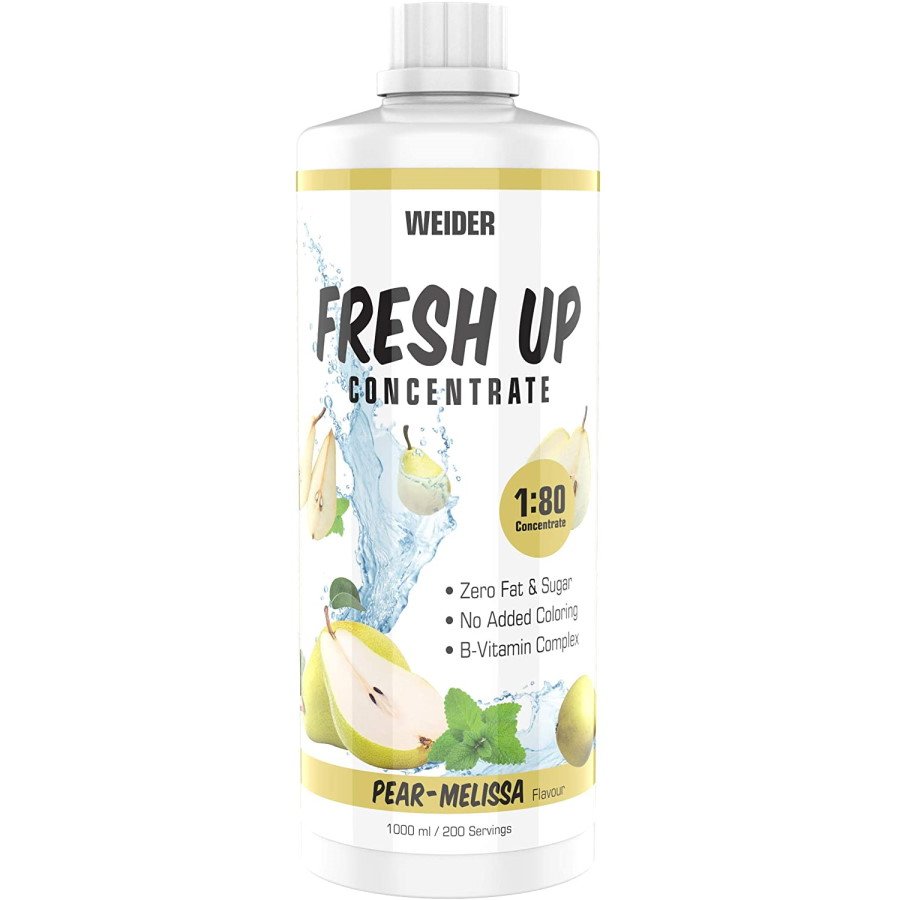 Изотоники Weider Fresh Up Concentrate 80:1, 1 литр Груша-мелисса,  ml, Weider. Isotonic. General Health recovery Electrolyte recovery 