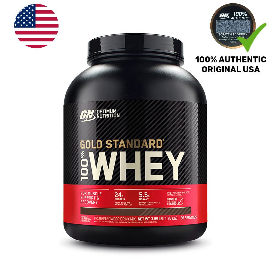Протеин Optimum Gold Standard 100% Whey, 1.8 кг Двойной шоколад,  мл, Optimum Nutrition. Протеин. Набор массы Восстановление Антикатаболические свойства 