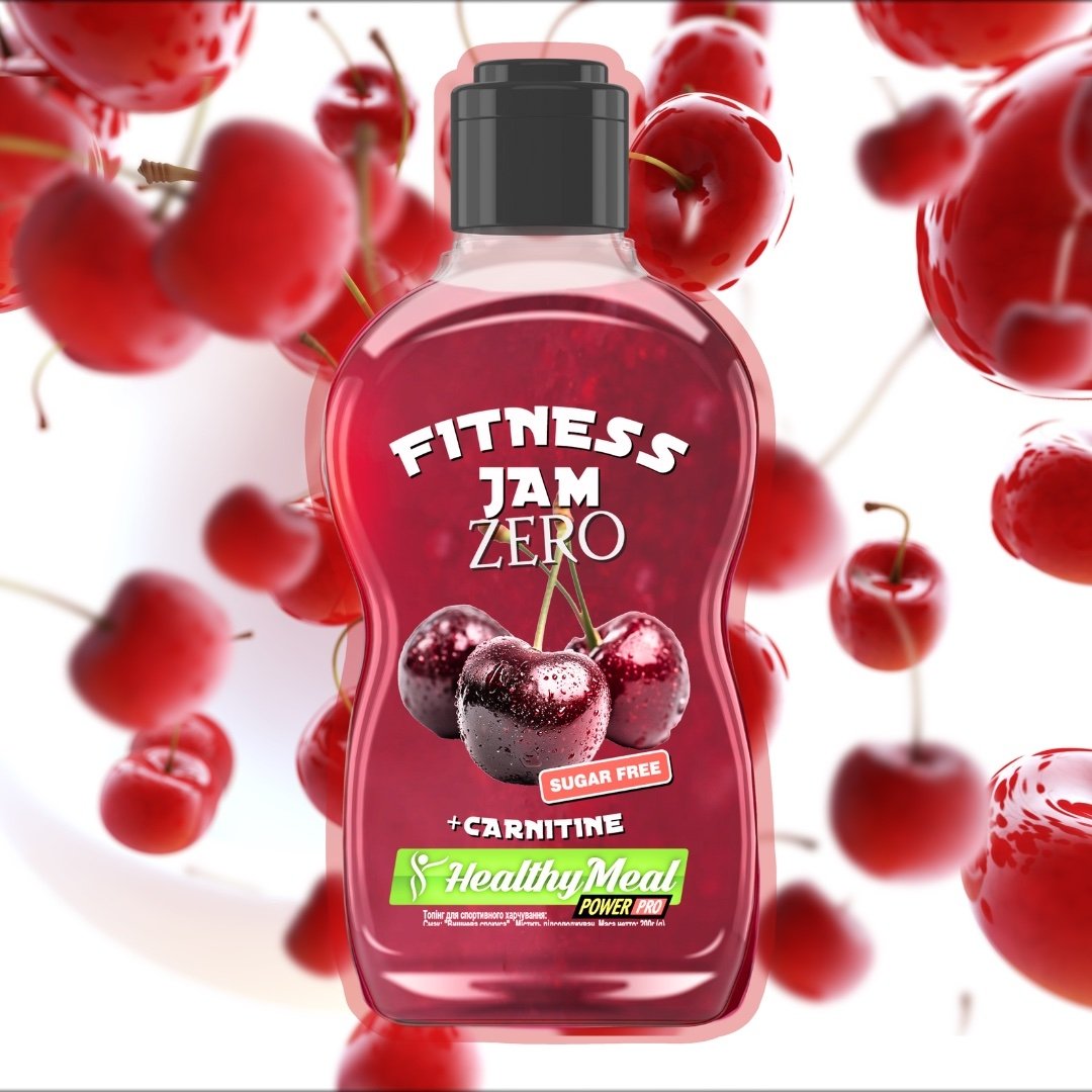Power Pro Заменитель питания Power Pro Fitness Jam Zero, 200 грамм Вишня, , 200 г