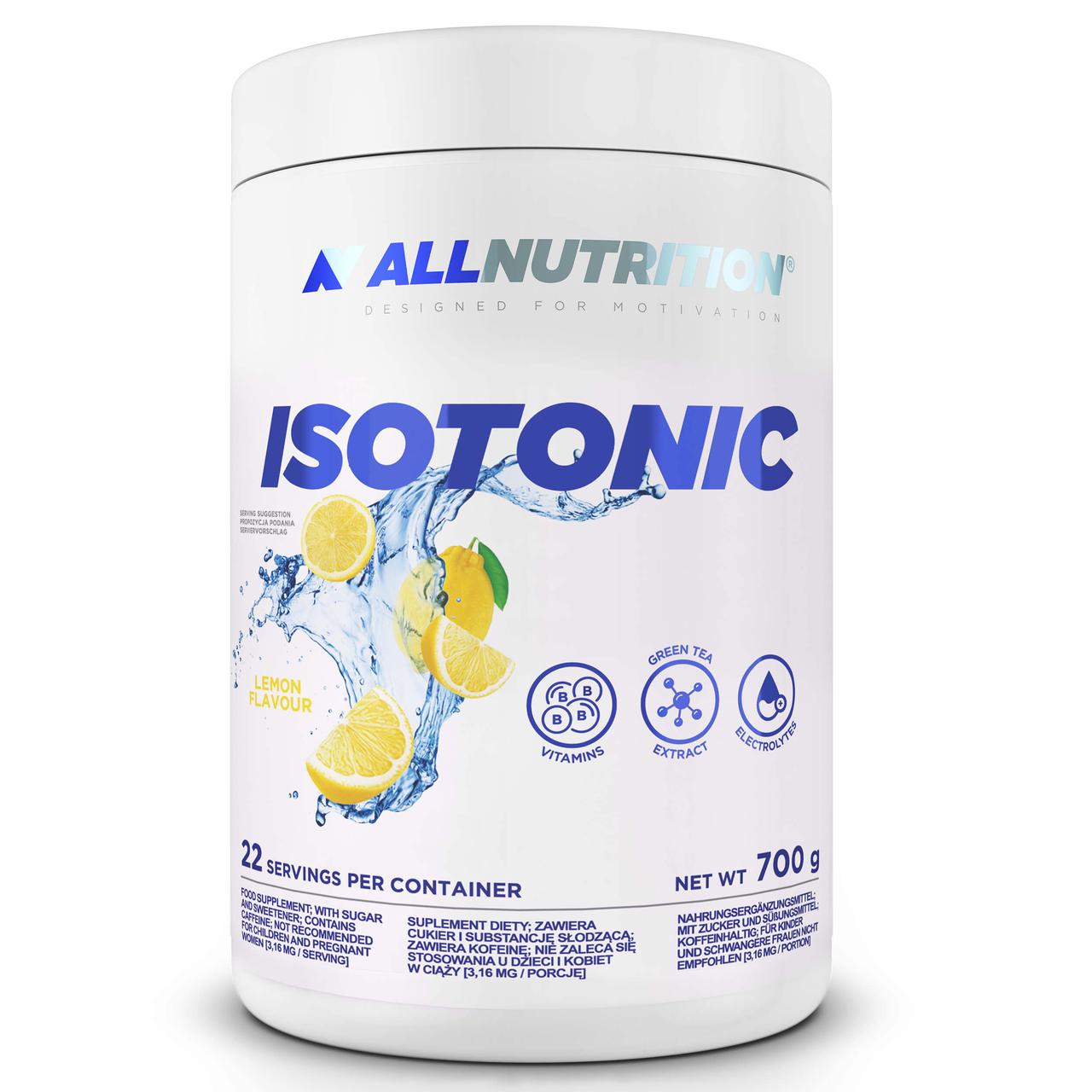 Изотоник AllNutrition Isotonic 700 грамм Лимон,  мл, AllNutrition. Энергетик. Энергия и выносливость 