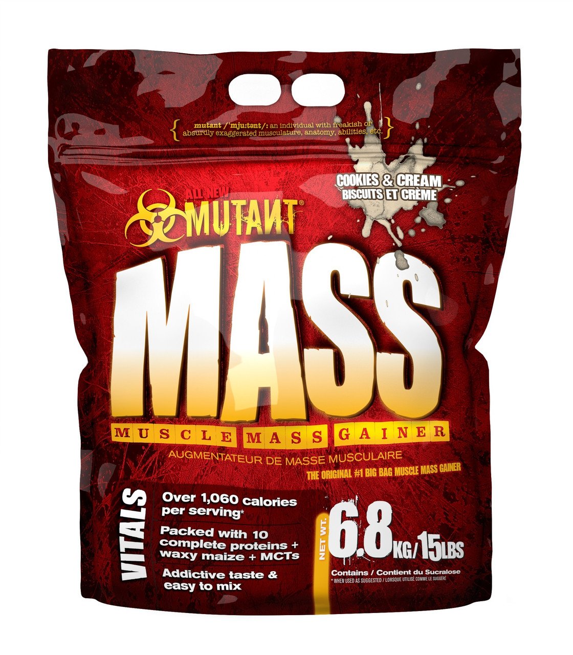 Гейнер PVL Mutant Mass 6,8 кг,  ml, Mutant. Gainer. Mass Gain Energy & Endurance recovery 