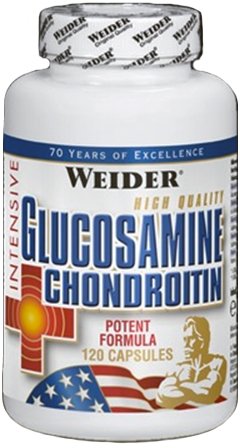 Glucosamine + Chondroitin, 120 шт, Weider. Глюкозамин Хондроитин. Поддержание здоровья Укрепление суставов и связок 