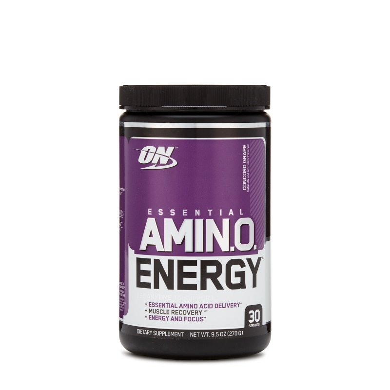 Предтренировочный комплекс Optimum Essential Amino Energy, 270 грамм Виноград,  мл, Optimum Nutrition. Предтренировочный комплекс. Энергия и выносливость 
