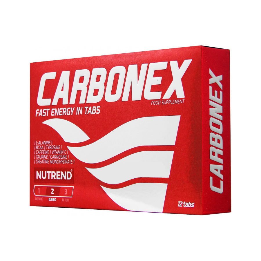 Предтренировочный комплекс Nutrend CarboNex, 12 таблеток,  ml, Nutrend. Pre Workout. Energy & Endurance 