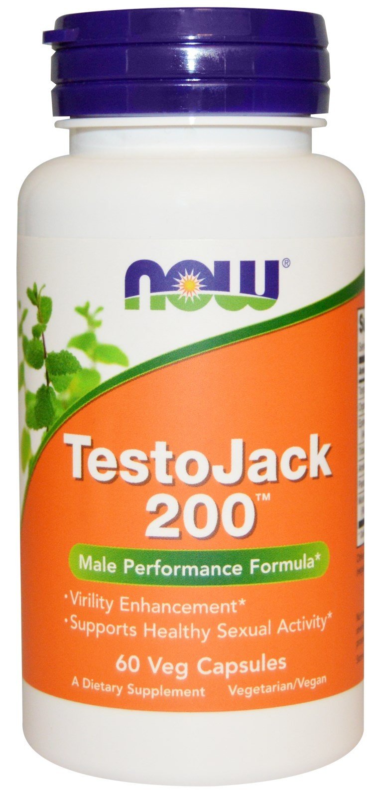 TestoJack 200, 60 шт, Now. Бустер тестостерона. Поддержание здоровья Повышение либидо Aнаболические свойства Повышение тестостерона 