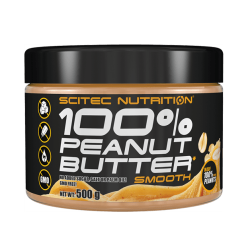 100% Peanut Butter, 500 г, Scitec Nutrition. Арахисовая паста. 