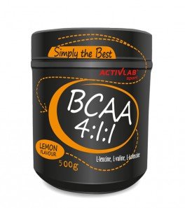 BCAA 4:1:1, 500 g, ActivLab. BCAA. Weight Loss recuperación Anti-catabolic properties Lean muscle mass 
