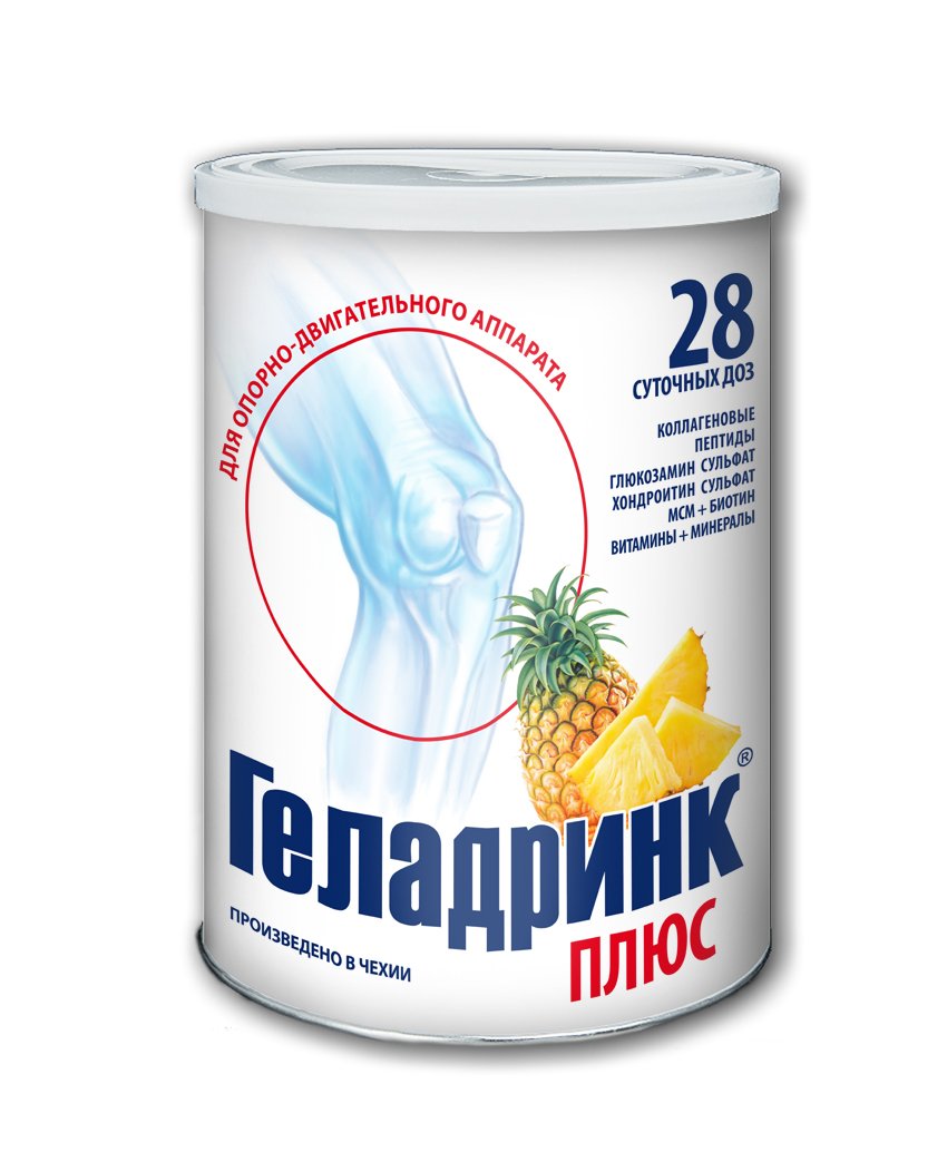 Геладринк Плюс, 340 g, Geladrink. Chondroitin. Ligament and Joint strengthening Strengthening hair and nails 
