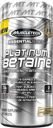 Platinum 100% Betaine, 168 шт, MuscleTech. Спец препараты. 