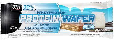 QNT QNT Protein Wafer 35 г - Vanilla Yoghurt, , 35 