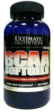 BCAA Softgels, 180 ml, Ultimate Nutrition. BCAA. Weight Loss recovery Anti-catabolic properties Lean muscle mass 