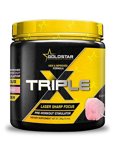 Triple X, 300 g, Gold Star. Pre Workout. Energy & Endurance 
