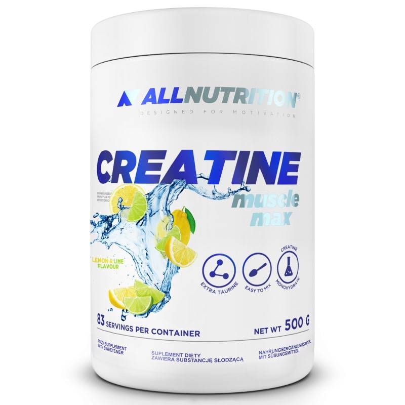 Креатин AllNutrition Creatine Muscle Max, 500 грамм Лимон-лайм,  ml, AllNutrition. Сreatine. Mass Gain Energy & Endurance Strength enhancement 